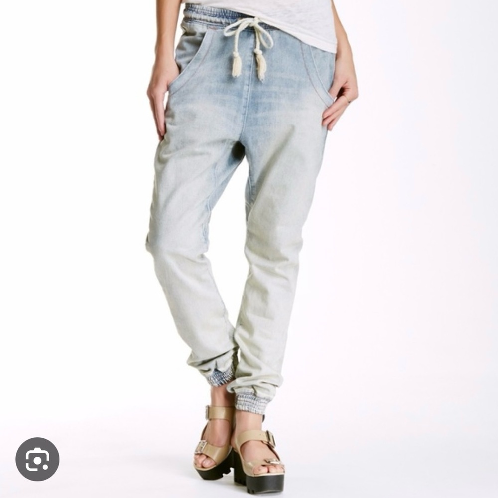 One Teaspoon Super Trackies denim Joggers